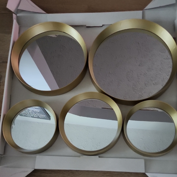 Other - NWT Gold Circular Wall Mirror Set
